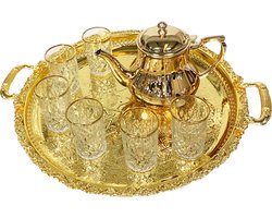 Luxe Marokkaanse Familie Theeset goud