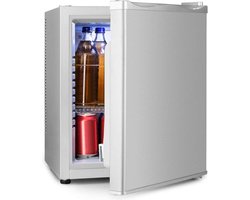 Luxe Mini Koelkast – Tafelmodel – Minibar – Skincare Fridge – Verstelbaar – Instelbare Temperatuur – Modern Design – Zilver