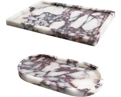 Luxe Natuurlijke Marmeren Ijdelheid Lade - Elegante Opbergmand voor Home Decor