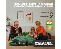 Luxe Nordmann Premium Kunstkerstboom 180 cm – 112 x 112 cm – 100% Injection Moulded PE Takken – Levensecht & Vol – Inclusief FSC Houten Standaard & Opbergtas – Perfect Voor Woonkamer, Kantoor & Winkeldecoratie – Alta Furniture