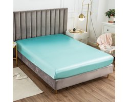 Luxe Satijn Look Hoeslaken voor Matrassen tot 30cm Diep - Geschikt voor Beddengoed