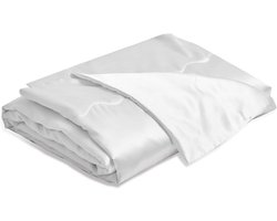 Luxe Satijnen Dekent (220x240 cm) - Verkoelend Zomer Sierkleed voor Bed en Bank