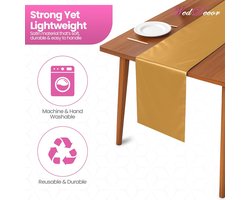 Luxe Satijnen Tafelloper 28 x 275 cm voor Bruiloft, Feest en Diner Decoratie