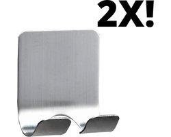 Luxe Scheermeshouder - 2 Stuks - Zonder boren - HanddoekHaakjes - Badkamer Scheermes houder - Handdoek Houder - Haakje - Scheermes Ophangen - Keuken - Douche - Toilet  -