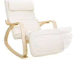 Luxe schommelstoel - Voor binnen - Loungestoel met hoofdkussen - Volwassenen - Loungezetel - Modern