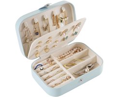Luxe Sieradenbox Opberger - Reis Juwelen Opbergdoos - sieraden doos - juwelen doos - Opbergbox - Sieradenbox Opberger - juwelen opbergdoos - Juwelendoos - Sieradenrekje - opbergdoos - Sieradenhouder - Sieradendoos Voor Op Reis - Dames/ meisjes