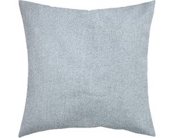 Luxe sierkussen aqua blauw - 40 x 40 cm - polyester - wonen - interieur - woonaccessoires