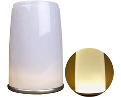 Luxe Tafellamp - Bedlamp - Lamp - Sfeerverlichting - Warm Wit - 8.5cm - 12.5cm Hoog - Op Batterijen - Inclusief EBOOK