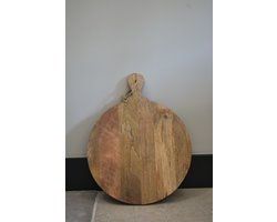 Luxe tapasplank Ø 40x50 cm - Tapasplank -Hapjesplank - Snijplank - Broodplank - Kaasplank - Serveerplank - Mangohout