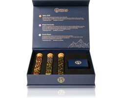 Luxe Thee Pakket - 3 Smaken Verse Thee - Losse Thee - Origineel Moederdag Cadeautje - Geschenkset - Special Leaves - Power of Aroma