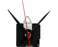 Luxe Uurwerk klok los - Uurwerk klok vervangen - Zender gestuurd - Klok mechanisme met veel extra wijzers - CQ-5005 - Zwart