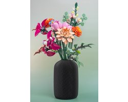 Luxe vaas - Modern - Botanicals - Zwart- Maerc Design