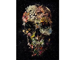 Luxe Wanddecoratie - Fotokunst Skull Collection 'Smyrna' - Kristalhelder Galerie kwaliteit Plexiglas - Blind Aluminium Ophangsysteem - 60 x 90 - Akoestisch en UV Werend - inclusief verzending - ;