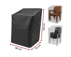 Luxe waterdichte beschermhoes voor tuinstoelen | tuinmeubelen | stoelhoezen | afdekzeil | klapstoelen | 120 x 70 x 66 cm