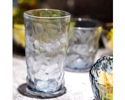 Luxe Waterglazen - Drinkglazen - frisdrank glazen - 350ML - Set van 6 - 14CM