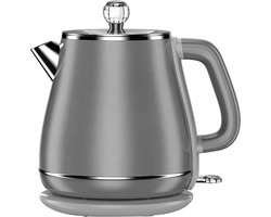 Luxe Waterkoker Retro | 1,8L | Vintage | 1800W | RVS | Zilver