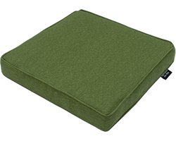 Luxe zitkussen ca.40x40cm Moss green canvas eco+