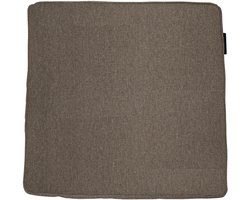 Luxe zitkussen ca.40x40cm Taupe canvas eco+