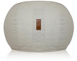 Luxe Zitzak met Voetensteun XXL voor Binnen en Buiten - Beige Decoratief Meubel