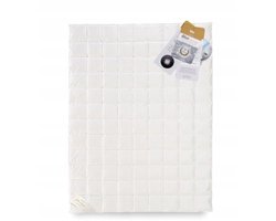Luxe zomerdekbed 200x220cm, 90% ganzendons, antibacterieel