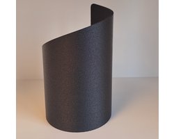 Luxe Zwarte Staande Keukenrolhouder - Rafelig - Keukenaccessoires - Keukenpapier - 3D geprint