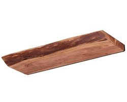 Luxe Zwevend Wandplank Hout - Muurplankje Zwevend (60 cm) - Wandplank Kinderkamer - Houten Wandplank Industrieel - Zwevende Wandplank/ Boekenplank - Nachtkastje - Wandplanken Bruin - Muur Plank - Wandrek Hout