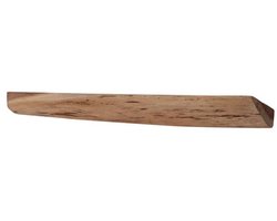 Luxe Zwevend Wandplank Hout (Set van 3) - Muurplankjes Zwevend (60 x 13 x 4 cm) - Houten Muurplank Industrieel met Metaal - Houten Wandplank met Lade - Zwevende Wandplank/ Boekenplank - Nachtkastje - Wandplanken Bruin
