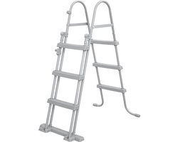 LuxeLivin' - Zwembadladder Flowclear met 4 treden 107 cm