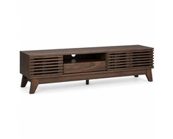 Luxevo TV Meubel - Met Lattenstructuur – 170 cm – Walnoot