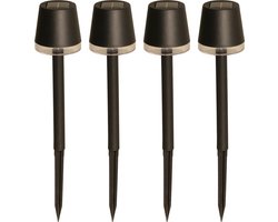 Luxform - 4x Solar Tuinlamp - Cala d'Or - Set van 4 stuks