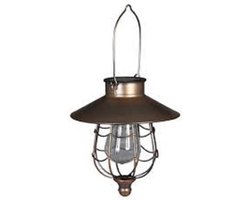 Luxform hangende zonne-verlichting - Edison lamp - 1 stuk - waterdicht en energiezuinig met haak
