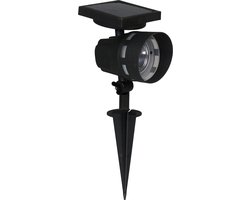 Luxform - Montana - Solar Intelligent Hybride - Prikspot - Zwart - 50 Lumen - Werkend op zonne energie