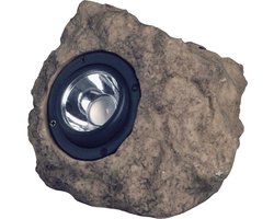 Luxform - Nebraska - Solar Intelligent Hybride - Steenkleur - 30 Lumen - Werkend op zonne energie - met sleutelvakje