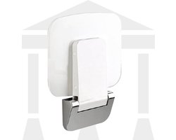 Luxor Sanitair - douchestoel - opklapbaar - opvouwbaar - wit
