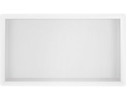 Luxor Sunk Inbouwnis - 30 x 60 x 7 cm - Mat Wit - Ook geschikt voor Wiesbaden Inbouwruimte