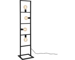 LuxPro Bangkok Staande lamp - Modern -  4 x E27 - Zwart