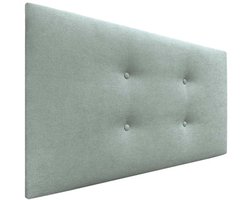 Luxueus hoofdbord van stof met knopen – Gevoerd hoofdeinde voor bedden