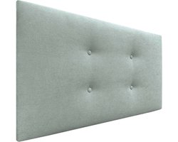 Luxueus hoofdbord van stof met knopen – Gevoerd hoofdeinde voor bedden