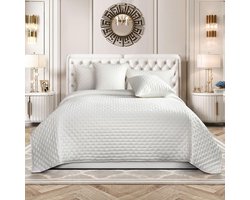 Luxueuze 3-delige Bedsprei met Zacht Microvezel en Omkeerbaar Ontwerp voor Alle Seizoenen