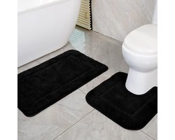 Luxueuze Badmat Set - Zacht en Comfortabel - 2 Stuks - Diverse Kleuren