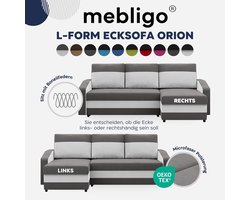 Luxueuze Hoekbank met Slaapfunctie & Opbergruimte – Universele L-Vorm Bank 231x140x85 cm – Met Bedkist, Comfortabele Kussens & Armleuningen – Zwart/Roze