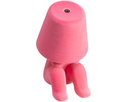 Luxus Bins Brother Tafellamp - Roze - Mr Which - Decoratieve Tafellamp - Tafellamp slaapkamer - Draadloos - Dimbaar