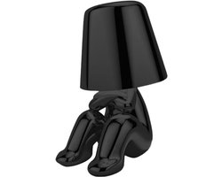 Luxus Bins Brother Tafellamp - Zwart - Mr Which - Decoratieve Tafellamp - Tafellamp slaapkamer - Draadloos - Dimbaar