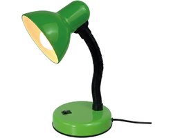 Luxus Bureaulamp Nino - Groen - 32cm - Fitting Geïntegreerde LED - Bureaulamp - Tafellamp Slaapkamer