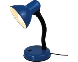 Luxus Europe - Bureaulamp Nino Blauw - Leeslamp - Bureauverlichting voor Thuis en Kantoor