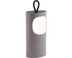 Luxus Europe - Draadloze Tafellamp Lugano - Taupe - Tafellamp voor binnen en buiten - Tafellamp Slaapkamer - Decoratieve Tafellamp - Dimbaar - Oplaadbaar