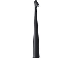 Luxus Europe - Draadloze Tafellamp Touch Deluxe - Madelief - Zwart - 35cm - Tafellamp Slaapkamer - Decoratieve tafellamp - Oplaadbaar - Dimbaar