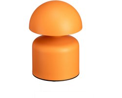 Luxus Europe - Draadloze Tafellamp Touch Mini - Vicky - Oranje - 14cm - Tafellamp Slaapkamer - Decoratieve tafellamp - Oplaadbaar - Dimbaar
