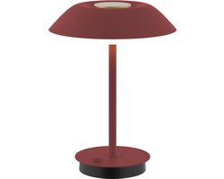 Luxus Europe - Tafellamp Maggiore Bordeaux - Draadloze LED Tafellamp Binnen - USB-C Oplaadbaar - Dimbaar - Warm Wit - Luxe Design