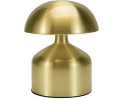 Luxus Europe - Tafellamp Touch Mini Vicky Goud - Draadloze LED Tafellamp Binnen - USB-C Oplaadbaar - Touchbediening - Dimbaar - 3 Lichtkleuren